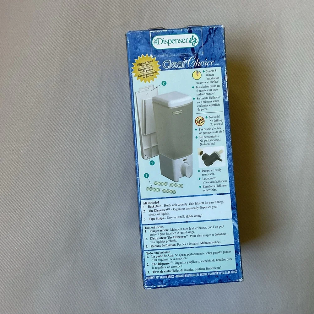 Clear Choice The Dispenser Shower Kitchen Bath Product